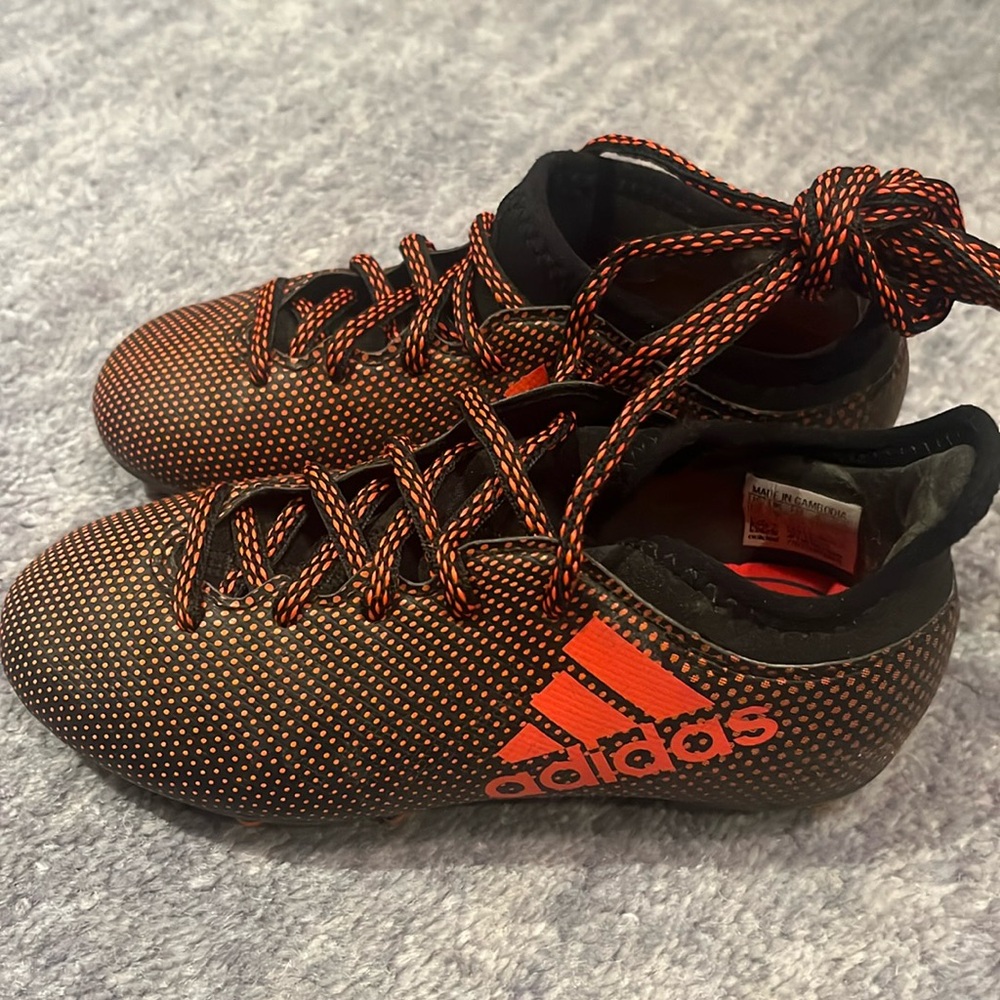 Adidas kids cleats, in good condition, 11.5